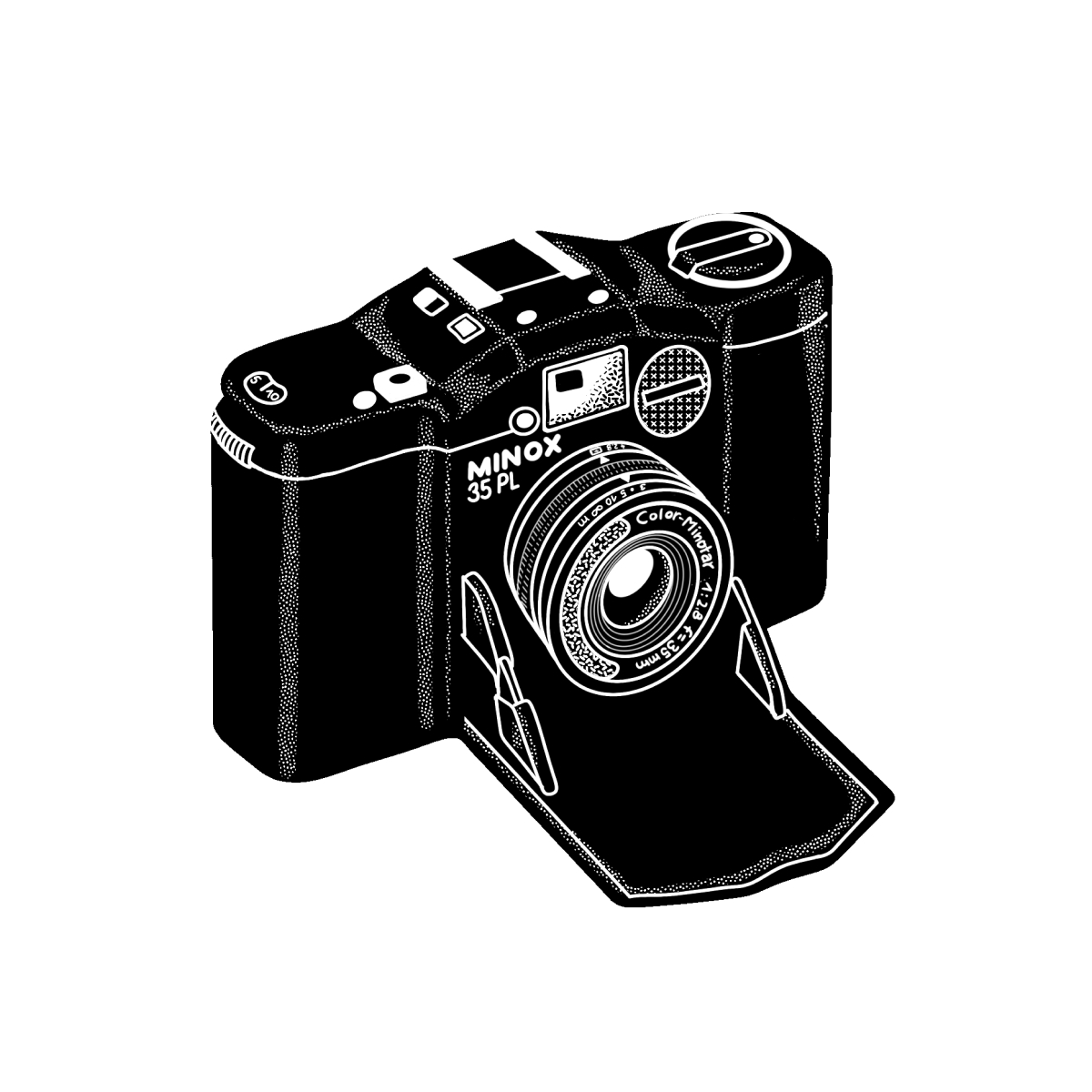 Minox 35pl camera illustration